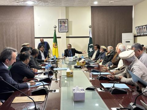 Secretary MNFS&R with stakeholders